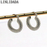 Vintage Gold-Plated Chunky Copper Earrings