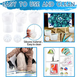 8-Pc Paint Pour Cup Bundle for DIY Resin Acrylic Paint