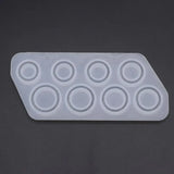 8Pcs Flat Rings Mold Collection DIY Jewelry Silicone Mold