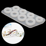 8Pcs Ring Silicone Mold Resin Jewelry Casting Mold US Size 5-12