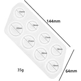8Pcs Ring Silicone Mold Resin Jewelry Casting Mold US Size 5-12