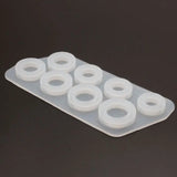 8Pcs Ring Silicone Mold Resin Jewelry Casting Mold US Size 5-12