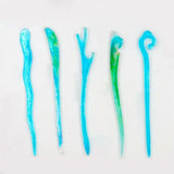8Pcs DIY Hairpin Silicone Mold Jewelry Making Resin Craft