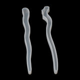8Pcs DIY Classical Hairpin Silicone Mold Jewelry Making Resin Craft
