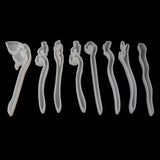 8Pcs DIY Classical Hairpin Silicone Mold Jewelry Making Resin Craft