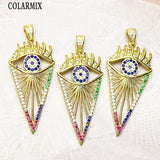 Zircon Arrow Eyes Necklace Pendant Women Accessories