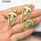Zircon Arrow Eyes Necklace Pendant Women Accessories