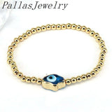 8Pcs Colorful Eyes Adjustable Bracelet Chain Men Women Jewelry