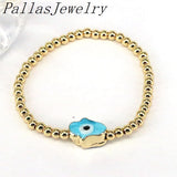 8Pcs Colorful Eyes Adjustable Bracelet Chain Men Women Jewelry