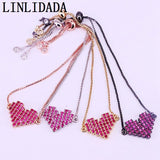 Heart Bracelets for Women with Cubic Zirconia