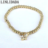 8Pcs Crystal Zircon Butterfly Charm Bracelets for Women