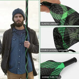 8Pcs Fishing Rod Sleeve Sock Scalable Braided Mesh with Lanyard