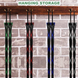 8Pcs Fishing Rod Sleeve Sock Scalable Braided Mesh with Lanyard
