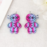 8Pcs Goth Halloween Charms Acrylic Jewelry Findings for DIY Making
