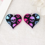 8Pcs Goth Halloween Charms Acrylic Jewelry Findings for DIY Making