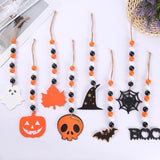 8Pcs Halloween Beaded Holiday Decoration Prayer Beads Wall Hanging