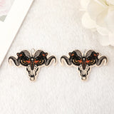 8Pcs Halloween Death Moth Charms Acrylic Jewlery Findings