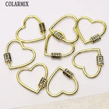 Heart Clasp Pendant for Necklace Making