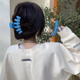 8Pcs Acrylic Hair Claws Barrette Hair Clips Headwear Accessories