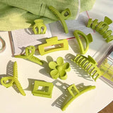 8Pcs Large Hair Claws Acrylic Hairpins Barrette Crab Hair Clips