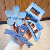 8Pcs Acrylic Hair Claws Barrette Hair Clips Headwear Accessories