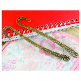 8Pcs Antique Bronze Plated Bookmark Charms 19*122MM DIY Jewelry Accessories