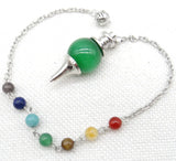 8Pcs Natural Gemstone Quartz Crystal Amethyst Pendulum Pendant