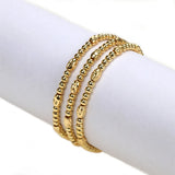 Personalized Round Bead Elastic Bracelet for Men and Women