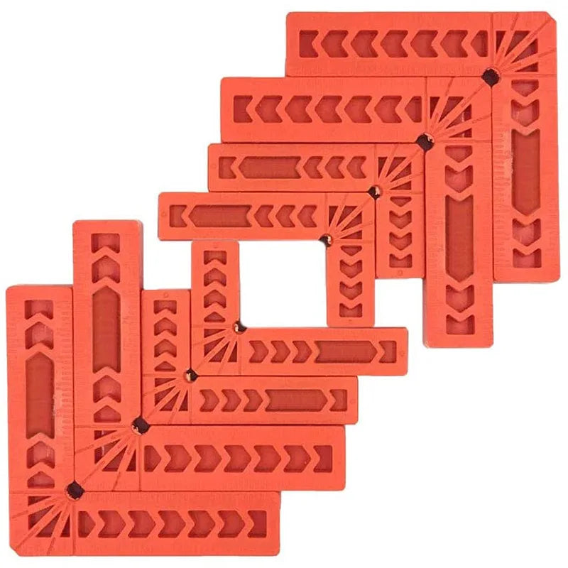 8Pcs Woodworking Positioning Squares, Right Angle Clamping Tool