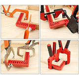 8Pcs Woodworking Positioning Squares, Right Angle Clamping Tool