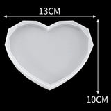 8Pcs Resin Coaster and Round Silicone Mold Set with Diamond Edge Stand Mold