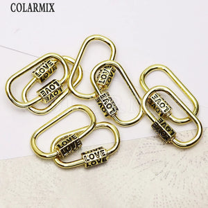 8Pcs Round Clasp Pendant for Necklace Making