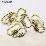 8Pcs Round Clasp Pendant for Necklace Making