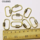 8Pcs Round Clasp Pendant for Necklace Making