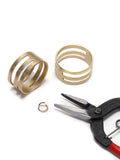 8Pcs DIY Jewelry Kit Mini Hand Plier Set Charm Jewelry Tool Set