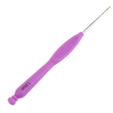 8Pcs Plastic Handle Sewing Kit Weave Crochet Hooks Aluminum Knitting Needles