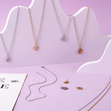 8Pcs Hollow Sun Charms Pendants with Chains for Jewelry Making