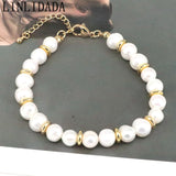 8Pcs Freshwater Pearl Beaded Bracelet Adjustable Wedding Jewelry