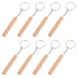 8Pcs Stick Shaped Pendant Keychain Unique Key Chain
