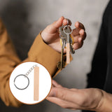8Pcs Stick Shaped Pendant Keychain Unique Key Chain