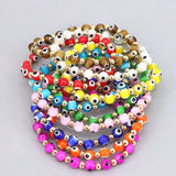 Boho Beach Copper Beads Eyes Bracelet Set