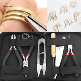 8Pcs Jewelry Making Tool Kits Pliers Set Round Nose Plier Side Cutting Plier