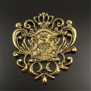 Antiqued Crown Shaped Charming Pendants Vintage Necklace Bracelet Charms