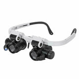 Head-mounted Magnifier LED Light Jewelry Watch Repair Magnifying Glass