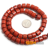 8X10MM Red Jasper Beads Natural Stone DIY Loose Beads 15 Inches