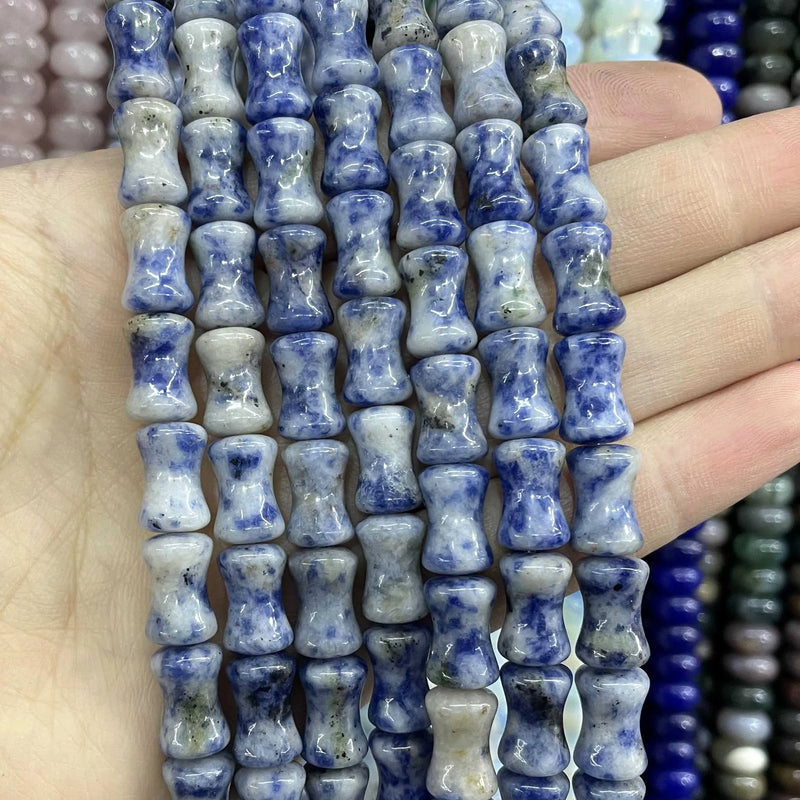 8X12MM Natural Stone Bamboo Shape Beads DIY Jewelry Making