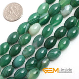 8X12MM Green Carnelian Column Shape Beads 15-Inch Strand