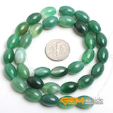 8X12MM Green Carnelian Column Shape Beads 15-Inch Strand