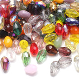 Crystal Drop Pendant Crafts Mixed Teardrop Glass Loose Beads