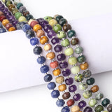 8X6mm Australian Green Jades Amethysts Wheel Faceted Loose Bead